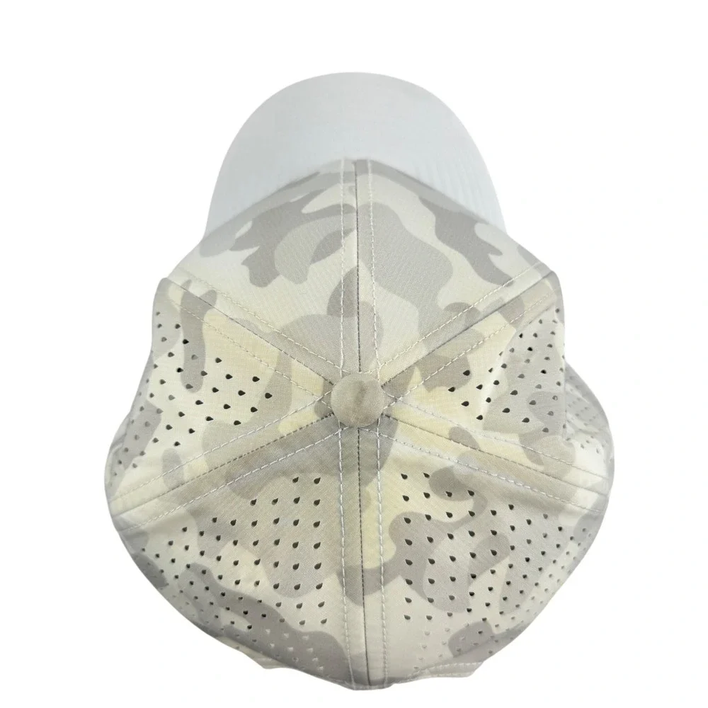Melin A-Game Hydro Camo Snapback Hat Mens Desert Camo Grey Performance Cap XL